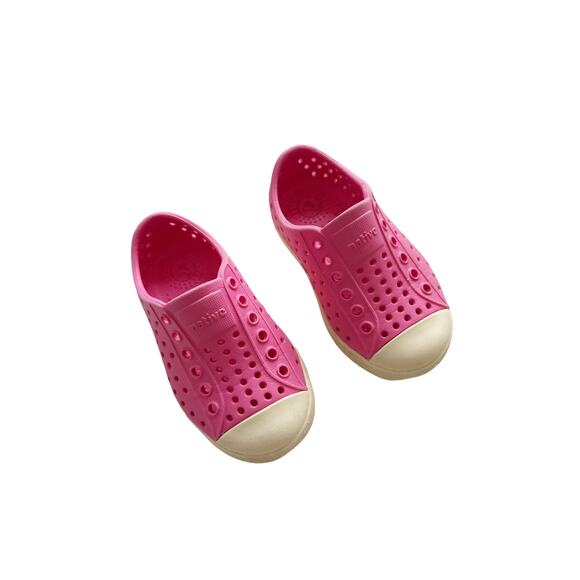Native Pink Jefferson Sneakers Size 6c - Picture 1 of 5